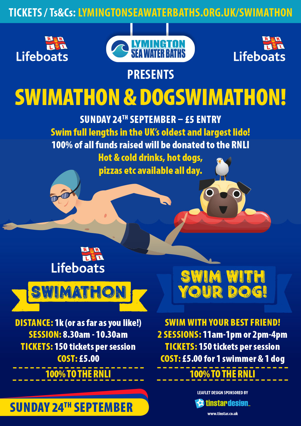 The Lymington Sea Water Baths Swimathon, 2023